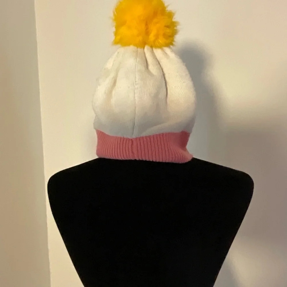 GAP Pink, Yellow & Rainbow Stripe Kids Mittens